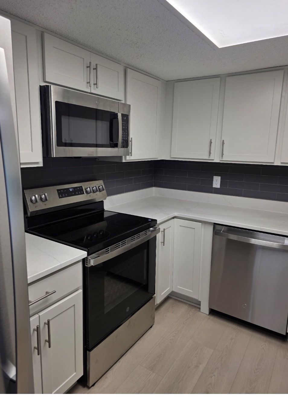 Apartment turnover — kitchen and dining
